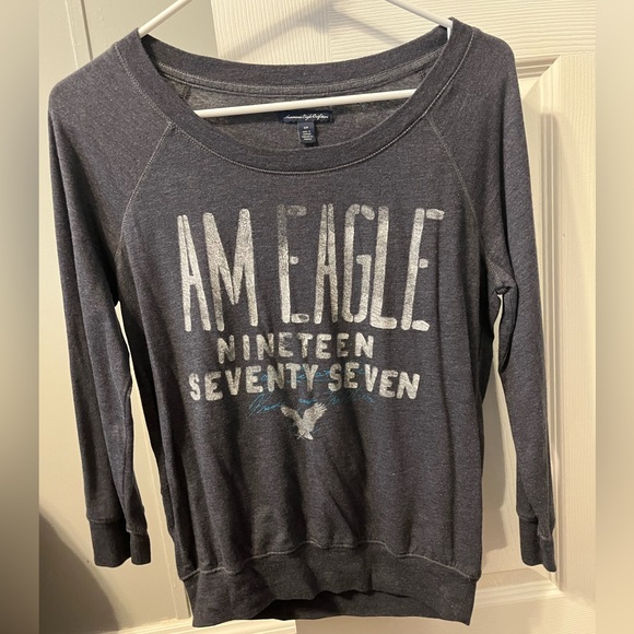 American Eagle 3/4 sleeve top - Picture 1 of 3